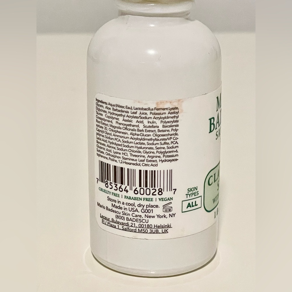 Mario Badescu Skin Care Clarifying Serum with blemish fighting Azelaic Acid 1oz - Picture 5 of 10